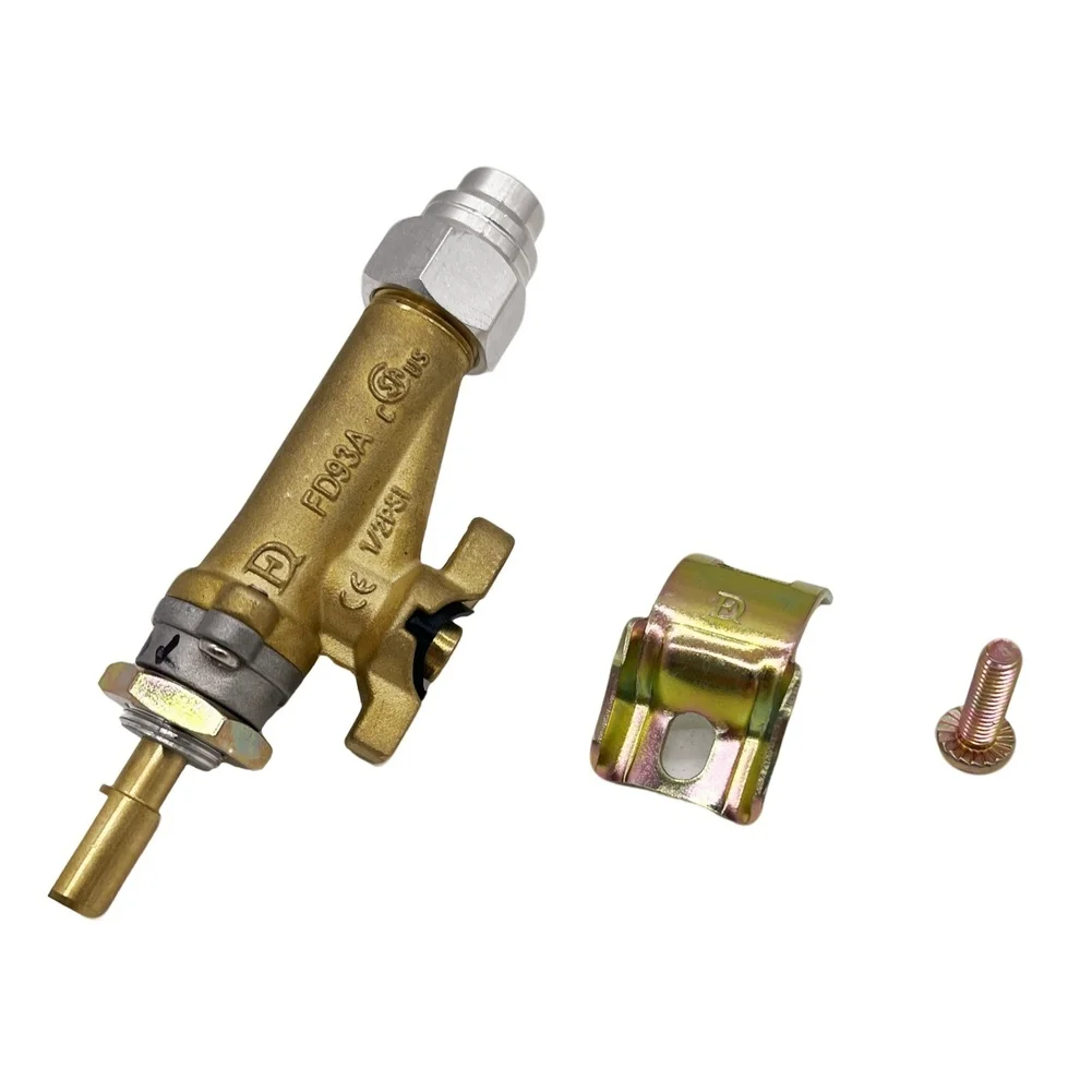 Brass Saddle Safety Valve 7/16-20UNF Male Thread Gas Oven Grill Thermocouple Flame Failure Protection For Commercial Kitchen