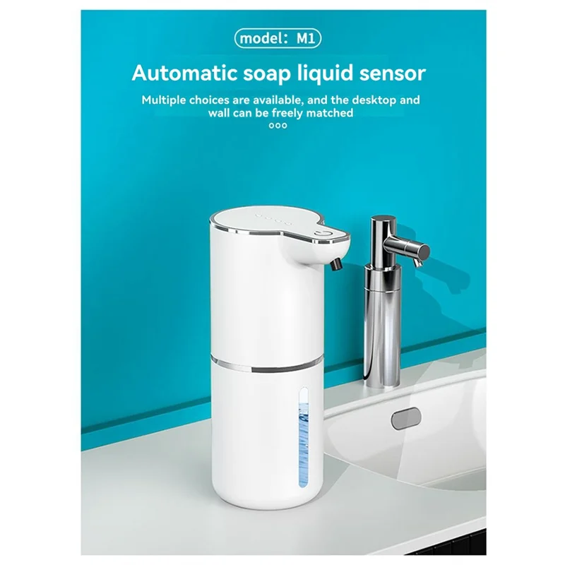 

Automatic Induction Soap Dispenser M1 Hand Sanitizer Wallmounted Induction Hand Washing Machine Electric Soap Dispenser-A58E