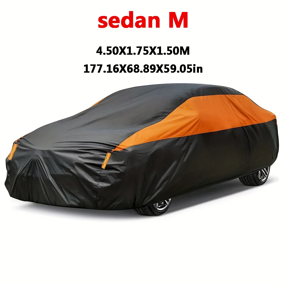 Autohoezen Buiten Waterdicht Zon Regen Sneeuw Bescherming UV Auto Cover Universele SUV/Sedan 190T Auto Beschermende Volledige Covers