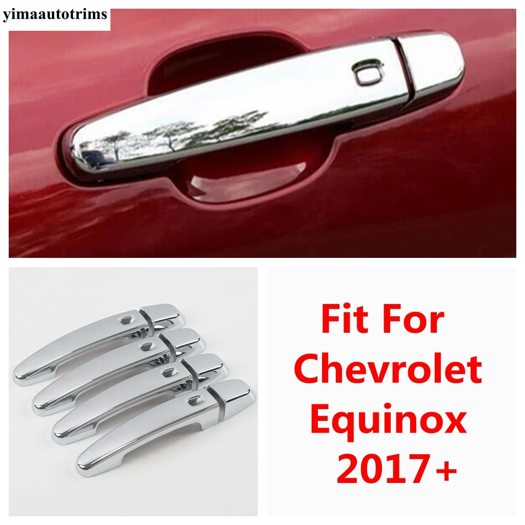 

Car Door Handle Decoration Protection Cover Trim Fit For Chevrolet Equinox 2017 - 2023 Auto ABS Chrome Accessories Exterior Kit