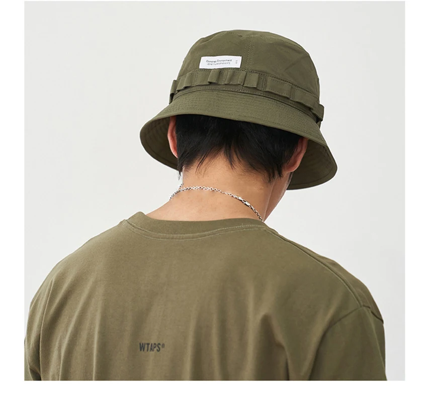 New WTAPS JUNGLE HAT Japanese All-Match Sunblock Fisherman Hat Casual fishing shade outdoor camping hat