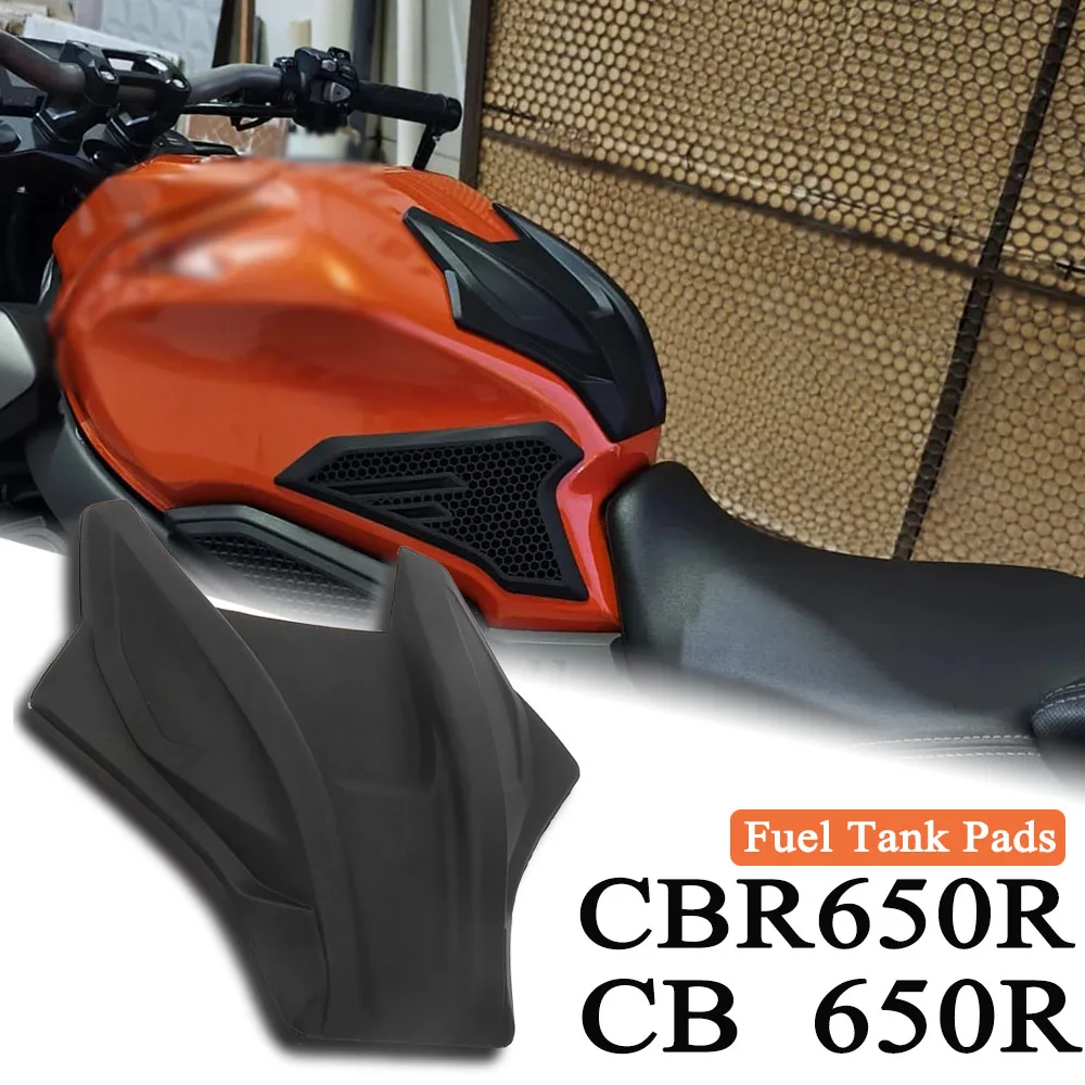 

New Motorcycle Accessories For Honda CB650R CB 650R CBR650R CBR 650 R Fishbone Stickers Tank Pad Tankpad Protector