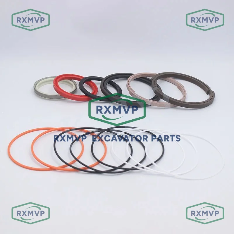 For Hitachi ZX EX Excavator middle Boom arm Piston Oil Seal Kit ZX70 60-95 Cylinder Lift Tilt Traverse Cylinder Repair Kit