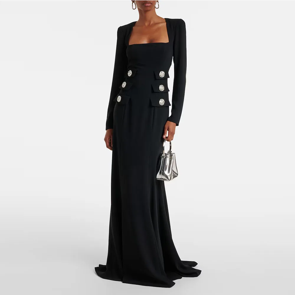 カスタマイズされたイブニングドレス、キラキラ輝くビーズ刺繍、プリーツ加工、パーティー用、ギャザー入り、Aライン、ストラップレス、ノースリーブ、特別な日のための女性用ガウン