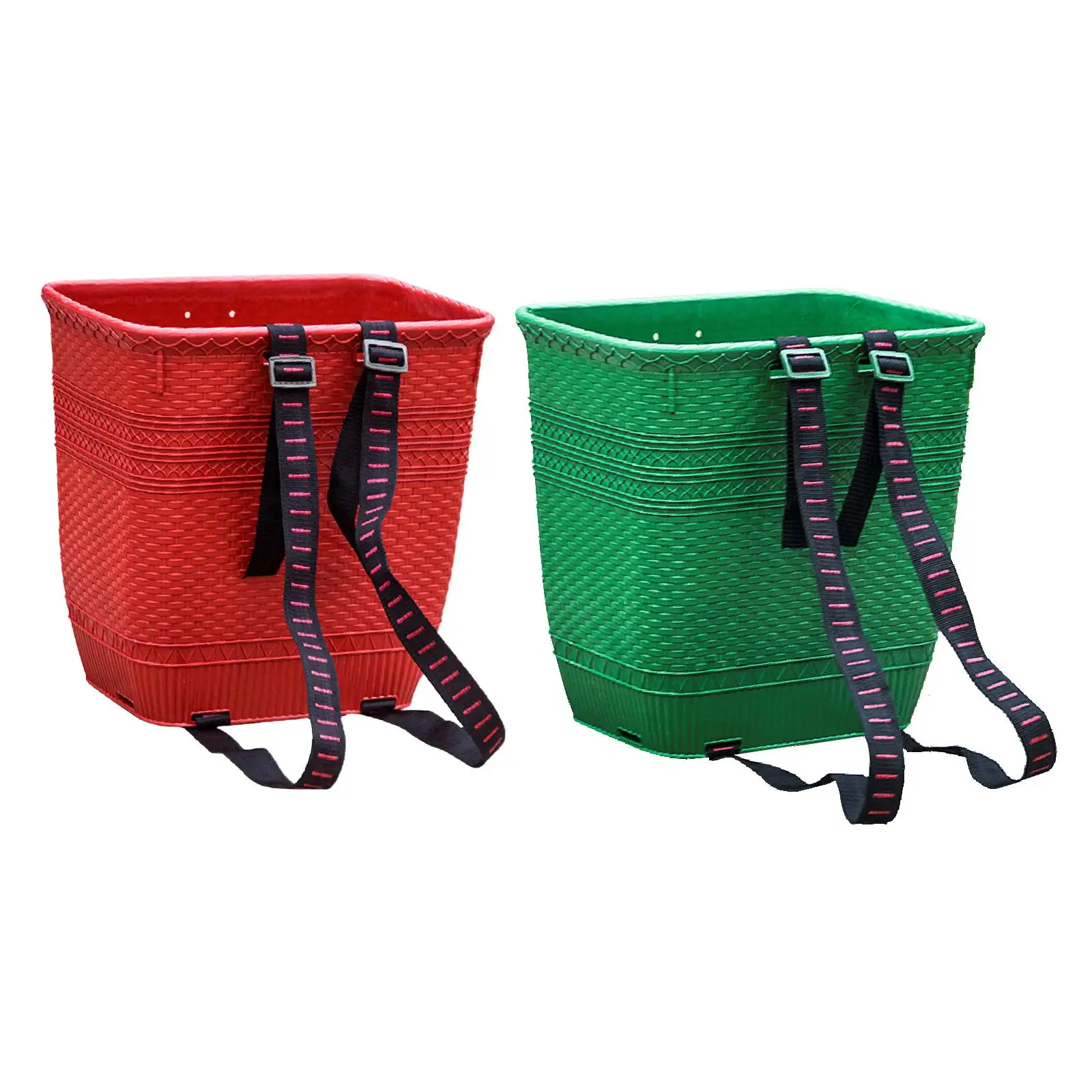 PP Back Basket Versatile Wear Resistant Ergonomic Design Storage Basket for Fruit Picking Camping Agriculture Fishing Gardening