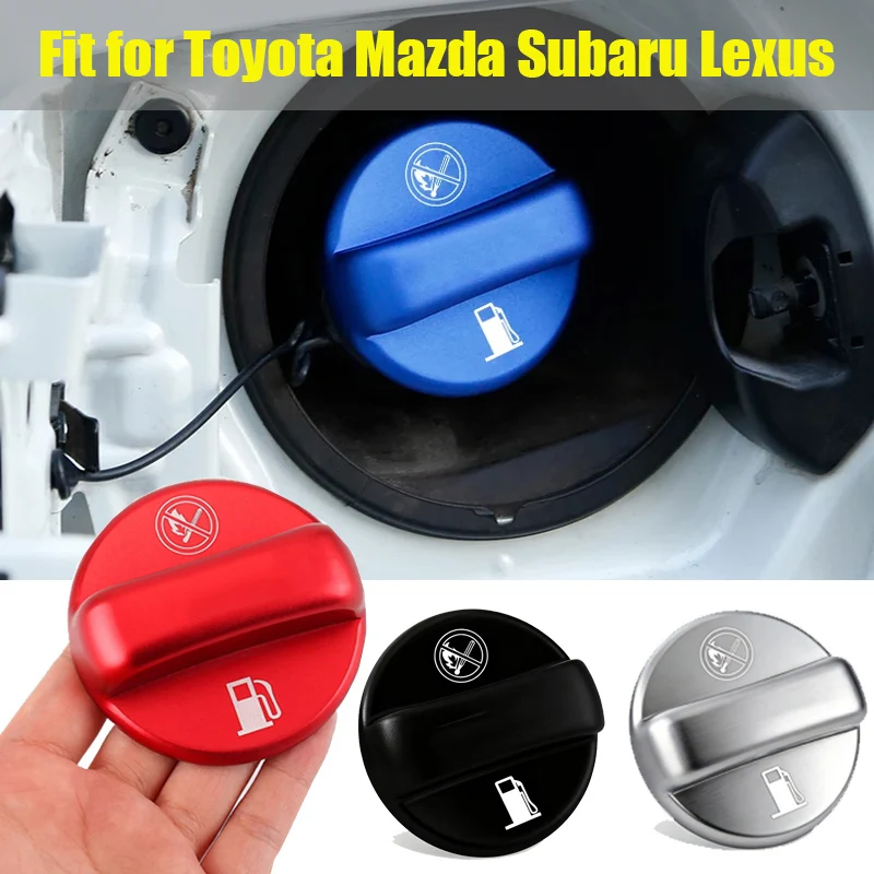 1PC Aluminum Alloy Fuel Tank Cap Car Modification Accessories Suitable for Toyota RAV4 Corolla CAMRY Mazda Subaru Lexus