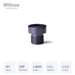 Witrue M7*P0.35 CCTV Lens 2.8MM HD 1080P Aperture F2.5 Format 1/2.9