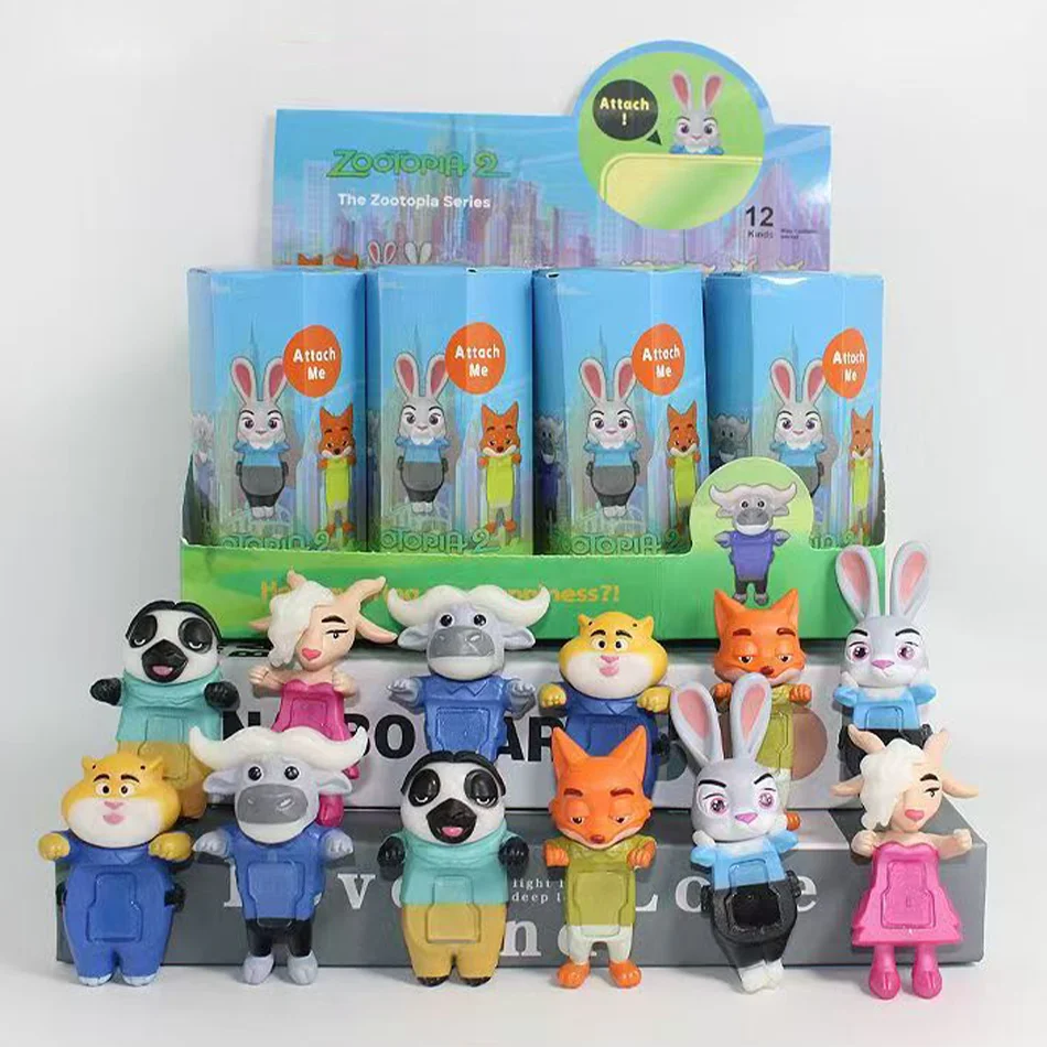 2025 NIEUWE Zootopia Judy Hopps, Nick Wilde, Bellwether, Chief Bogo, MAYOR LIONHEART, Beeldje Blind Box Speelgoed Gift
