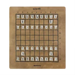 Wooden Japan Shogi 40 Pcs/Set 3cm  Chess Pieces Folding PU Leather Chessboard Sho-gi Chess Game Family Table Board Game Toy Gift