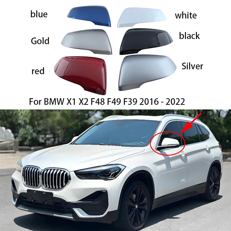 

Car Accessories For BMW X1 X2 F48 F49 F39 2016-2022 Rearview Mirror Cover Reverse Mirror Shell Case Shell Housing