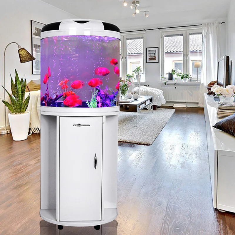 High Quality Small Glass Half Round Aquarium Mini Fish Tank With