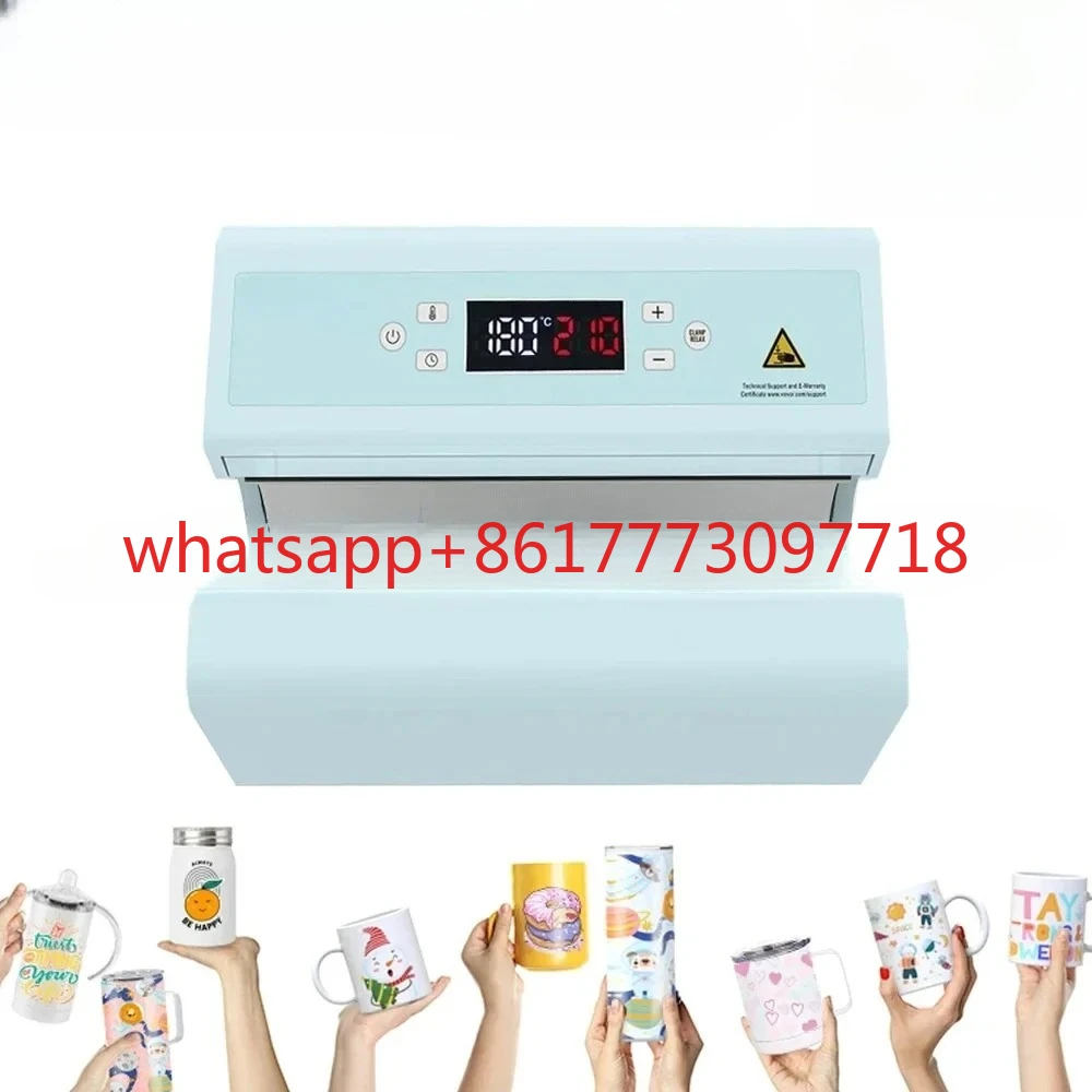 Pneumatic Bottle Cup  Printing Machine, Fully Automatic Drum Hot Press F300S Multi-layer Insulation