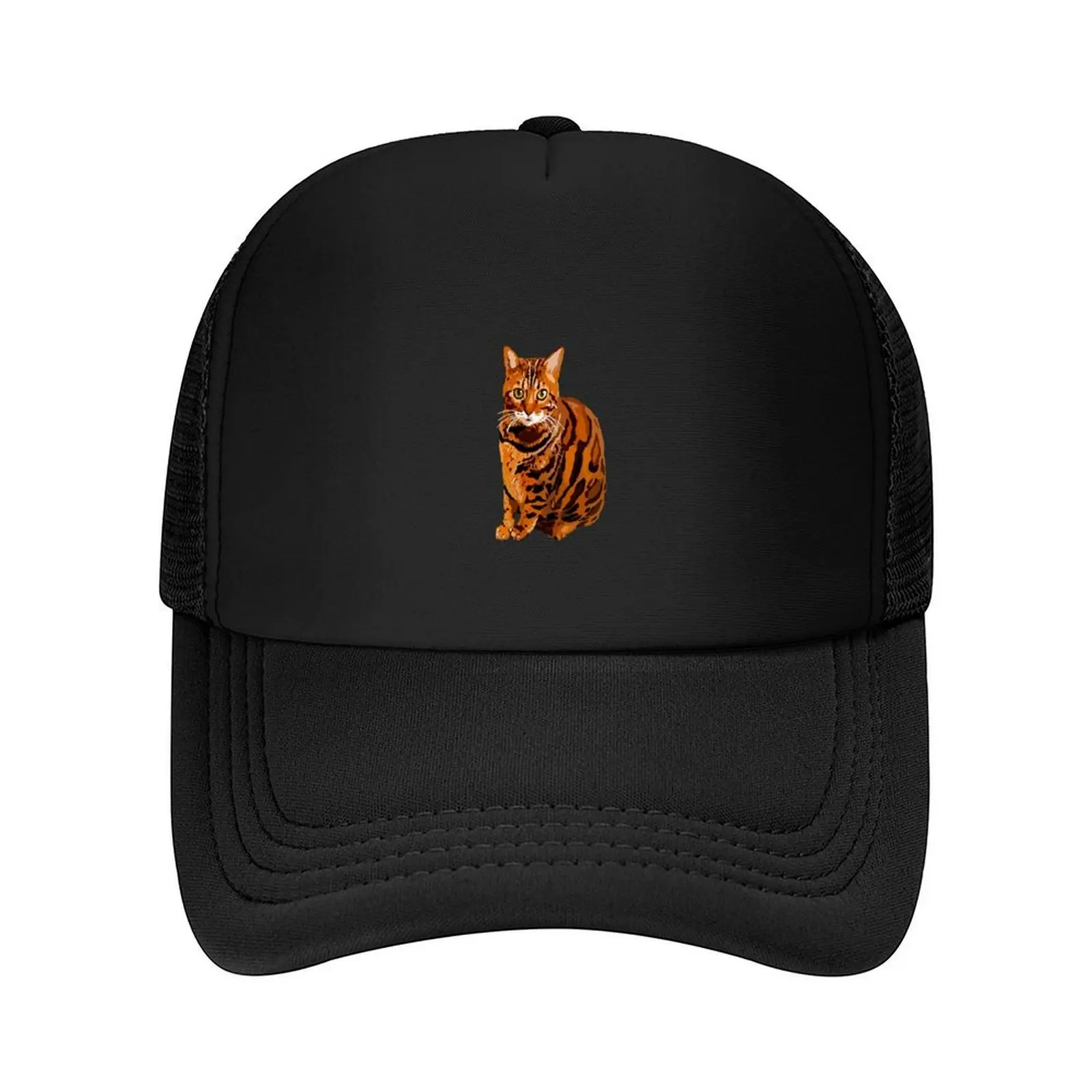

Bengal Cat Baseball Cap fishing hat Visor Funny hats Hat Luxury Brand Boy Child Women's