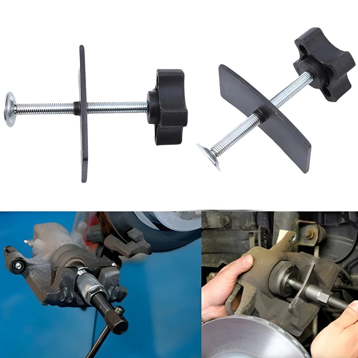 Car Wheel Cylinder Disc Brake Pad Sturdy Car Disc Brake Pad Spreader Installation Caliper Piston Compressor Steel Press Tool