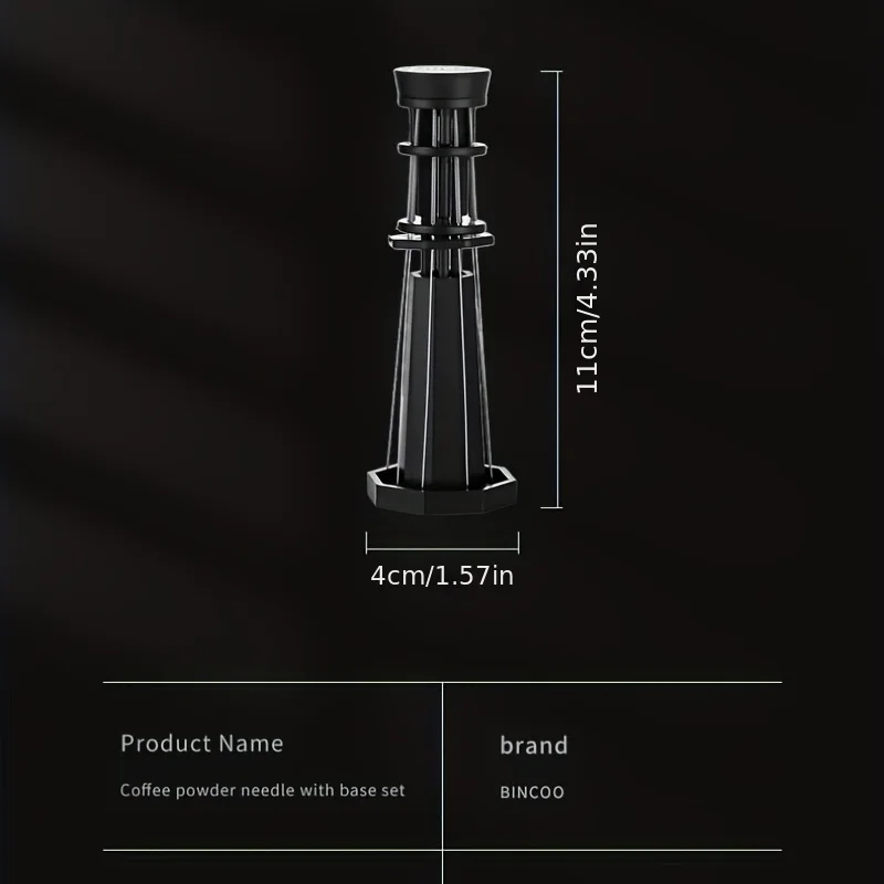 WDT Tool Espresso Distribution Tool Coffee Accessories Espresso Tamper 8 Needles Espresso Coffee Stirrer Tools With Adjustable N