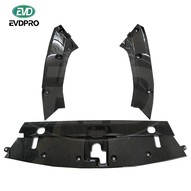 لوحات محرك ألياف الكربون C STYLE (3 قطع) لـ 2008-2021 NISSAN GTR R35 #1