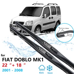 For FIAT Doblo MK1 2001 2002 2003 2004 2005 2006 2007 2008 Front Wiper Blades Window Cleaning Windscreen Cleaning Car Accessorie