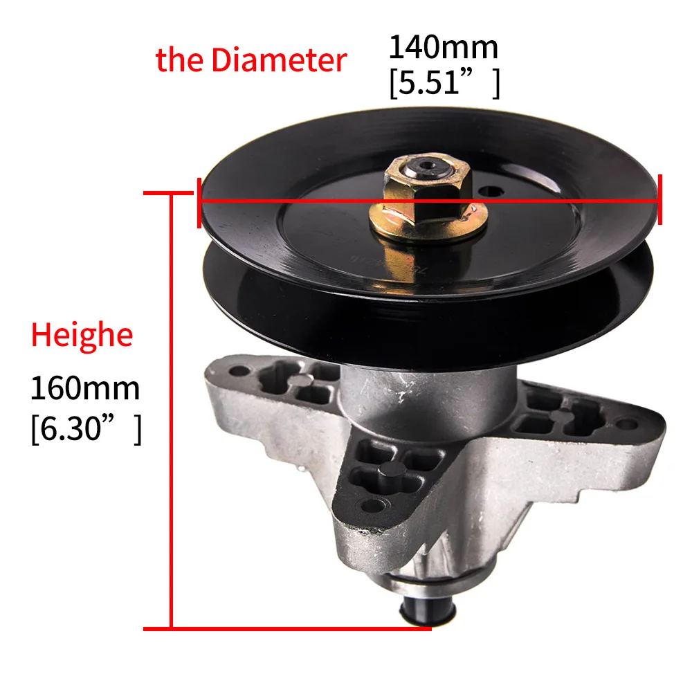 Mower Mandrel Spindle Assembly Pulley For MTD Cub Cadet 618-04126 918-04126  918-04125A  918-04125B