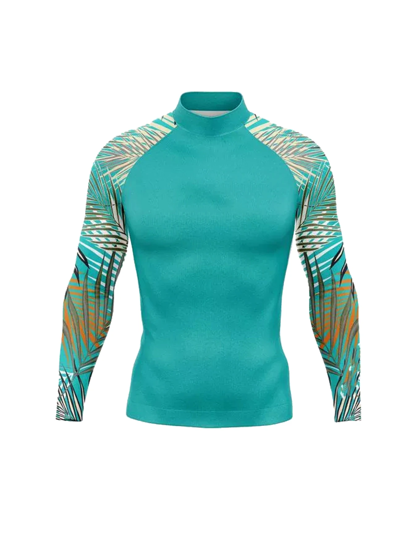 

Men's UPF 50+ Long Sleeve Shirts Long Sleeve UV Sun Protection Rash Guard Athletic Fishing Running Swimming Tees
