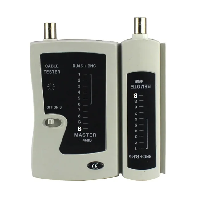 OULLX BNC Coaxial RJ45 Cable Lan Tester Network Tester Cat5 Cat 6 Cat7 UTP Networking Tool Zestaw naprawczy sieci Zdalny test