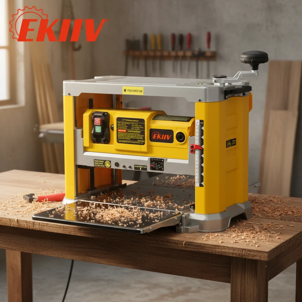 

EKIIV Industrial 330mm Wood Thickness Planer EK-330 2000W With No-Adjust Blade Change System For Quick Replacement