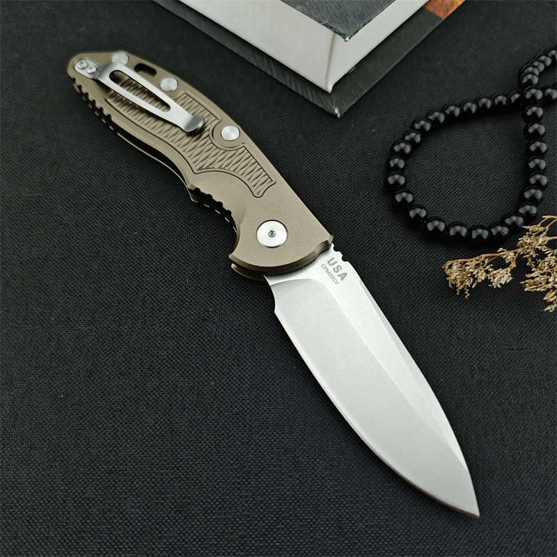 Hinderer XM18 Hunting Tactical Survival Aluminum Handle Outdoor Camping Assisted Flipper Fishing Fruit EDC Tool Knife