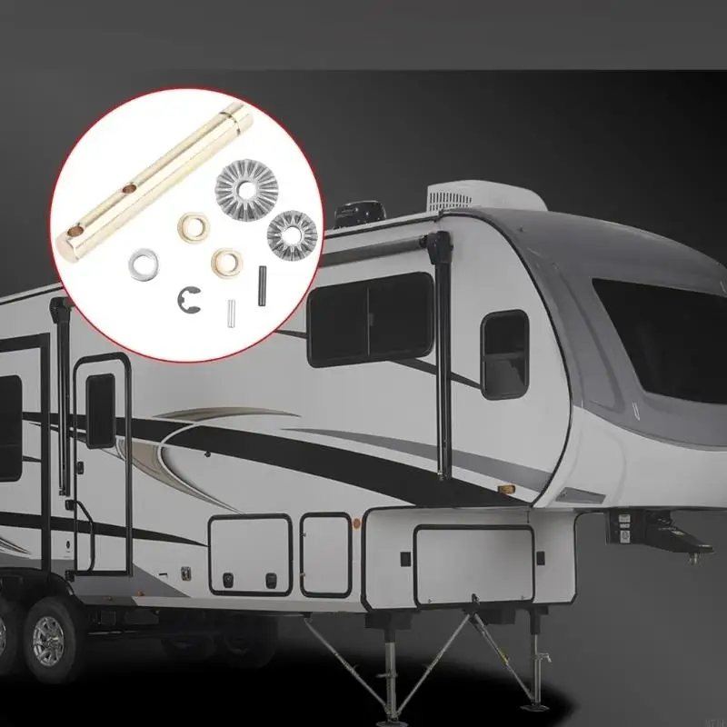 M76E 146060 Campers Power Landing Gear Repair Metal Gear Parts Follow Leg Hardware – Detail 5