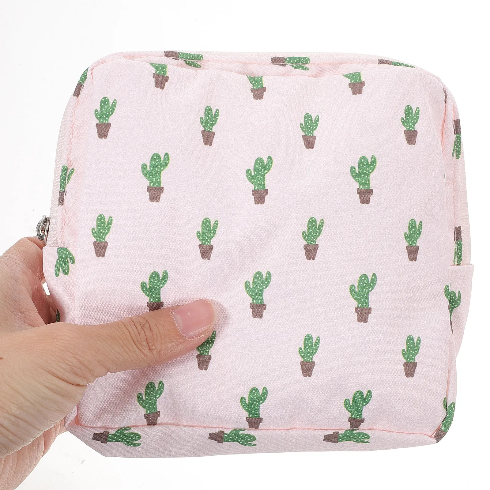 2pcs Portable Waterproof Sanitary Napkin Storage Bag – Compact Menstrual Pad Pouch with Cute Cartoon Design