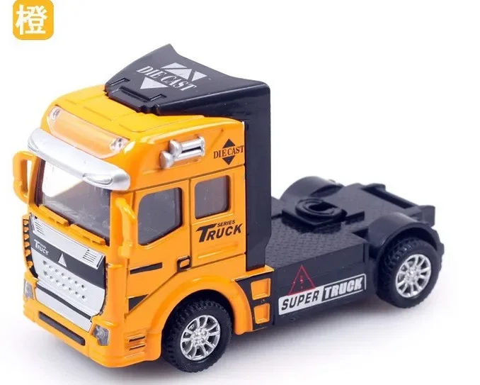 Good quality Container Truck Kids Toys Car 1:32 Pull Back Hot Alloy Plastic Toy Model Cars Children\'s Gift