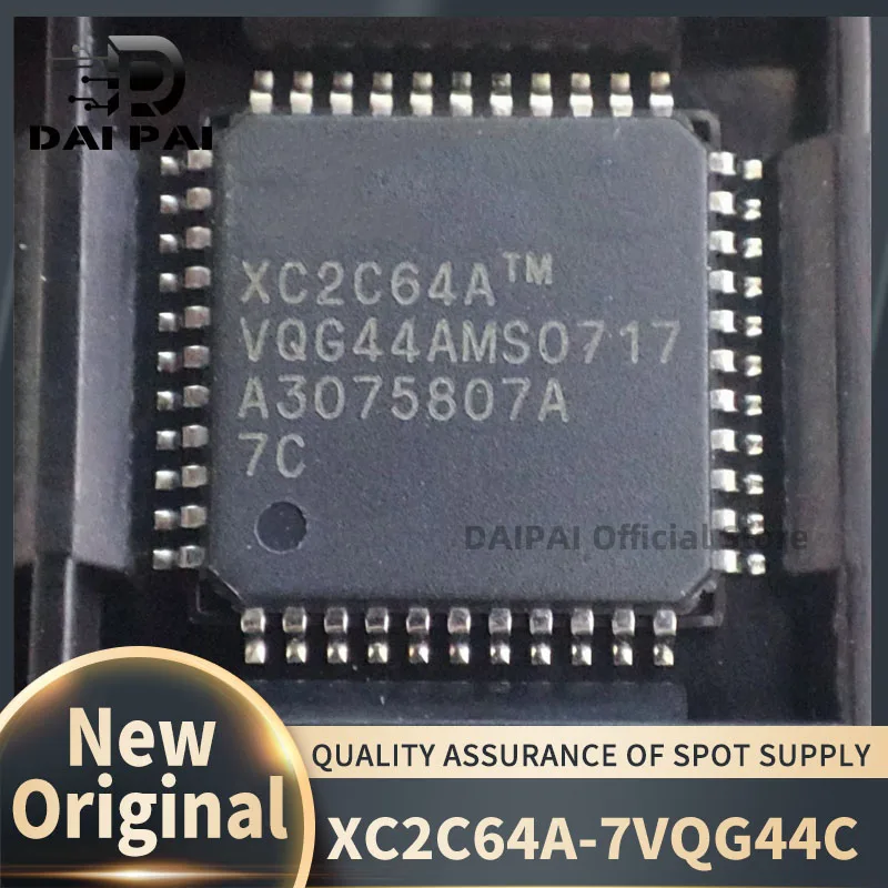 

(5piece)100% New original XC2C64A-7VQG44C XC2C64A-7VQG44I QFP-44 Microcontroller MCU chip