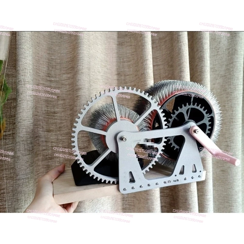 Handkartiermaschine, Farbmischer aus Wollfilz, schnelles Farbmischen