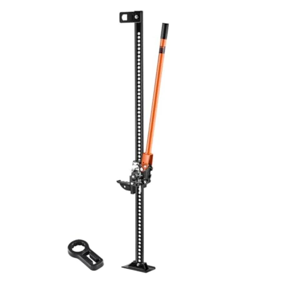 

Farm Jack 60inch 7000 lbs Ccity Ratcheting Off Road Jeep Jack for Tractor Truck SUV Bumper Lift Orange