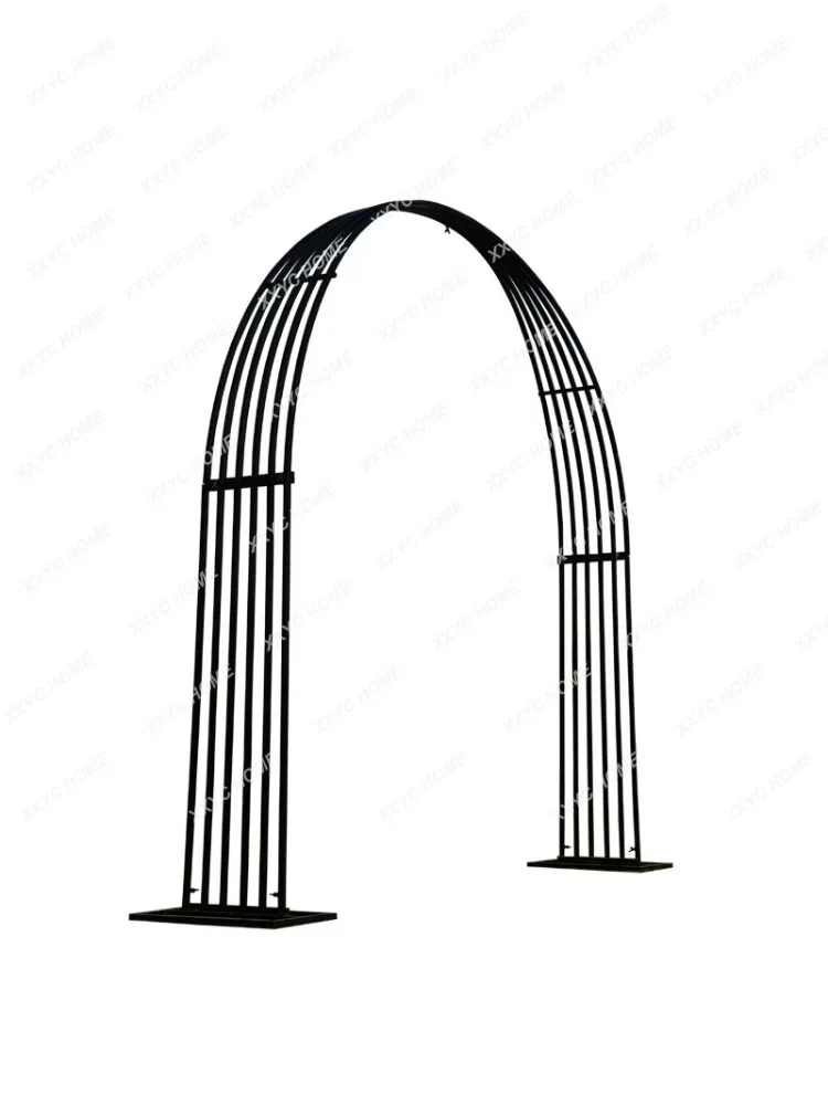 New Chinese Wedding Props Wedding Stage Scene Background Layout Decoration Wrought Iron Arch Ornaments