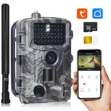 

30MP 2K 4G Outdoor Infrared Hunting Camera Remote Mobile APP Control to View Photo Video Night Vision Trap Game Waterproof Cam