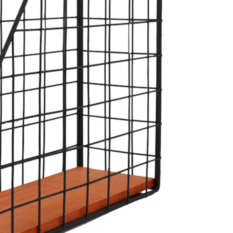 Multifunctional Office Desktop Oblique File Storage Rack Wrought Iron Letter Storage