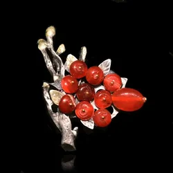 Fashionable Stone Flower Brooch Pin Garment Accessories Birthday Weddings Brooches For Women Rhinestone Brooch Pin Gifts