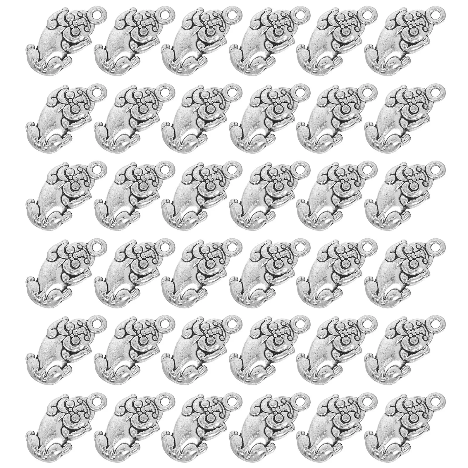

50 Pcs Alloy Pixiu Pendant DIY Bracelet Charm Jewelry Lucky Making Charms Feng Shui Chinese Hanging