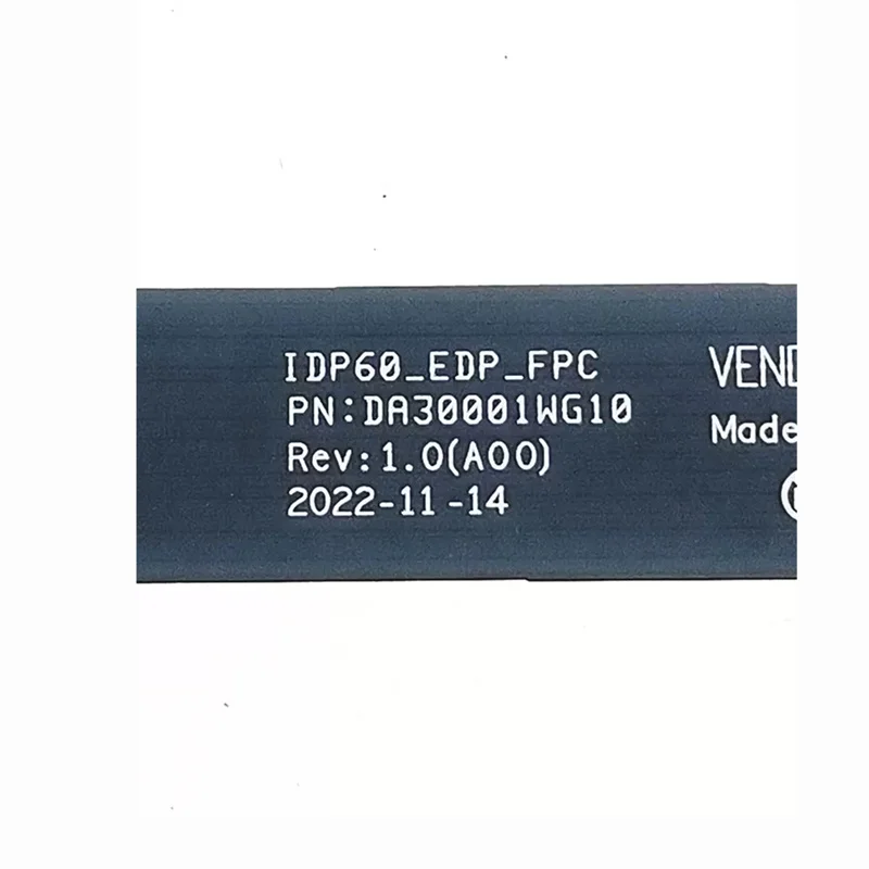 Imagem -06 - Cabo Fpc para Dell Alienware Genuíno Idp60 Edp X16 r1 X16 Da30001wg10 Hkkc6 0hkkc6 Novo