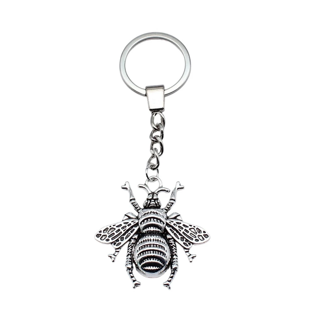 Men Keychain DIY Metal Holder Chain Vintage Owl Pendant Creative Party Jewelry Accessories view 5