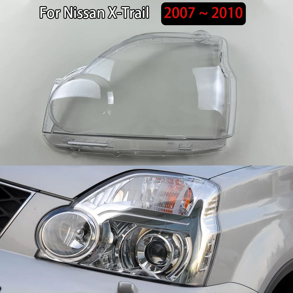 

Для Nissan X-Trail 2007 2008 2009 2010, корпус линзы фар, прозрачная крышка фары, замена оригинального абажура из плексигласа