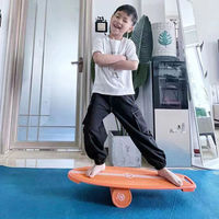 Snowboarding Wooden Balance Board Core Training Surfing Yoga Fitness Adult Professional Trainer Home Sports