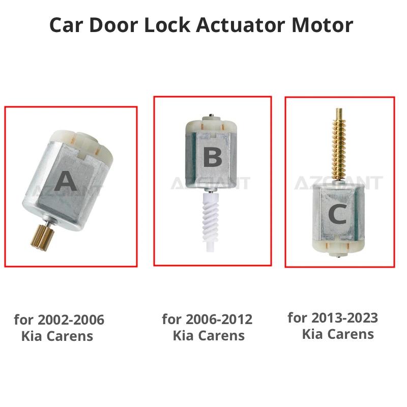 Car Central Door Lock Motor Replacement Auto Internal Latch Mechanism Electric Engine 12V Repair Parts for Kia Carens 2002-2023