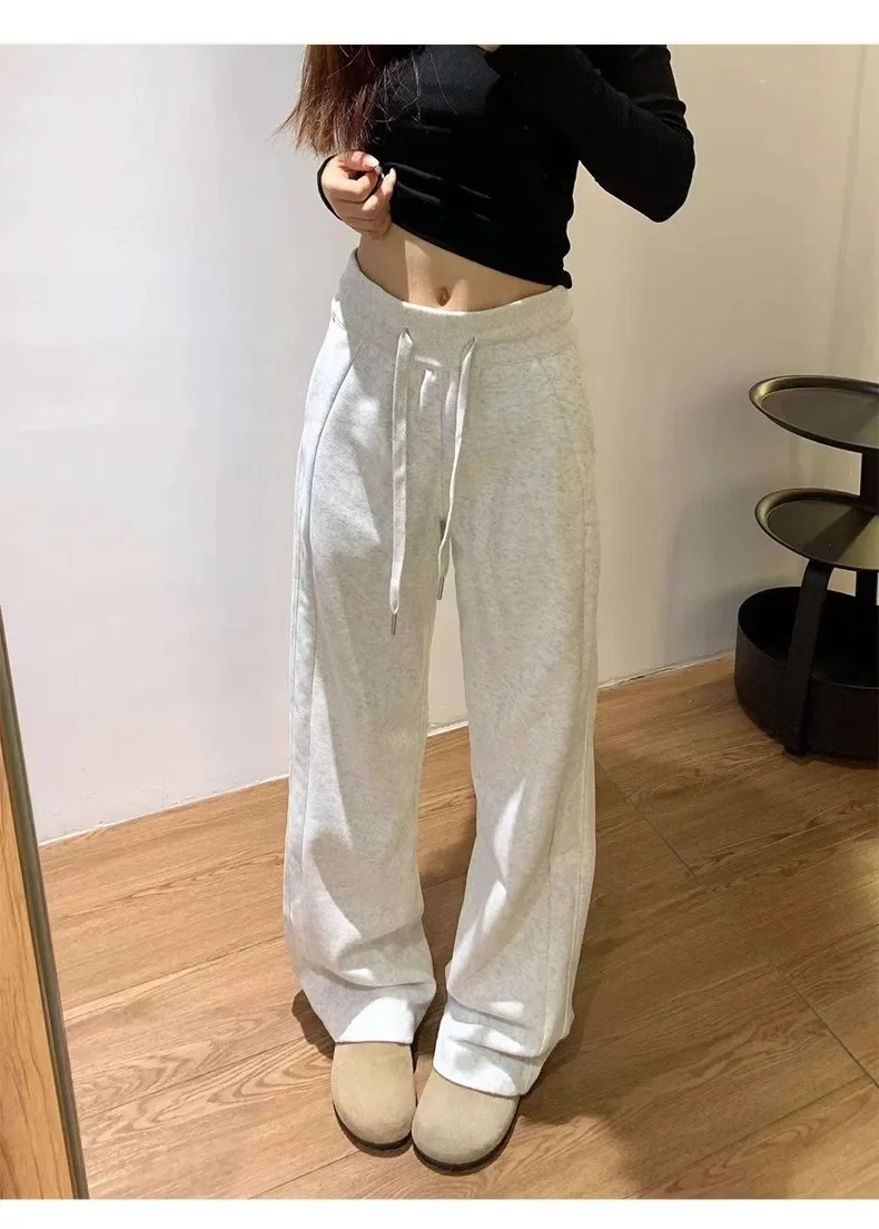 Spring Autumn New Women's Wide-leg Loose Sweatpants Korean Fashion Harajuku Casual Pants Joggers Streetwear Women Clothes