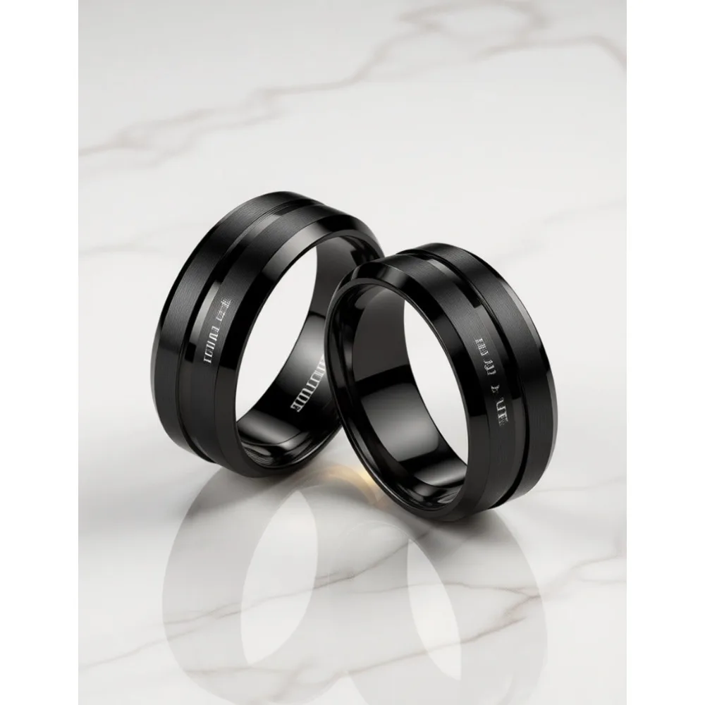 

Вольфрамовое обручальное кольцо для мужчин, 8 мм, черное, серебряное, золотое, с комфортной посадкой, со скошенными краями, высокополированное, матовое, размеры от 7 до 14