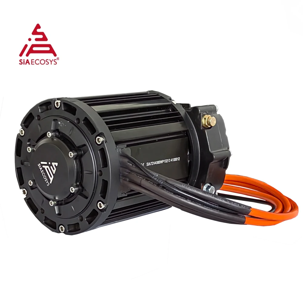 New Arrival QSMOTOR QS138 90H V3 4000w Mid Drive Motor with 1:2.35 Gear Box for e-motocycle