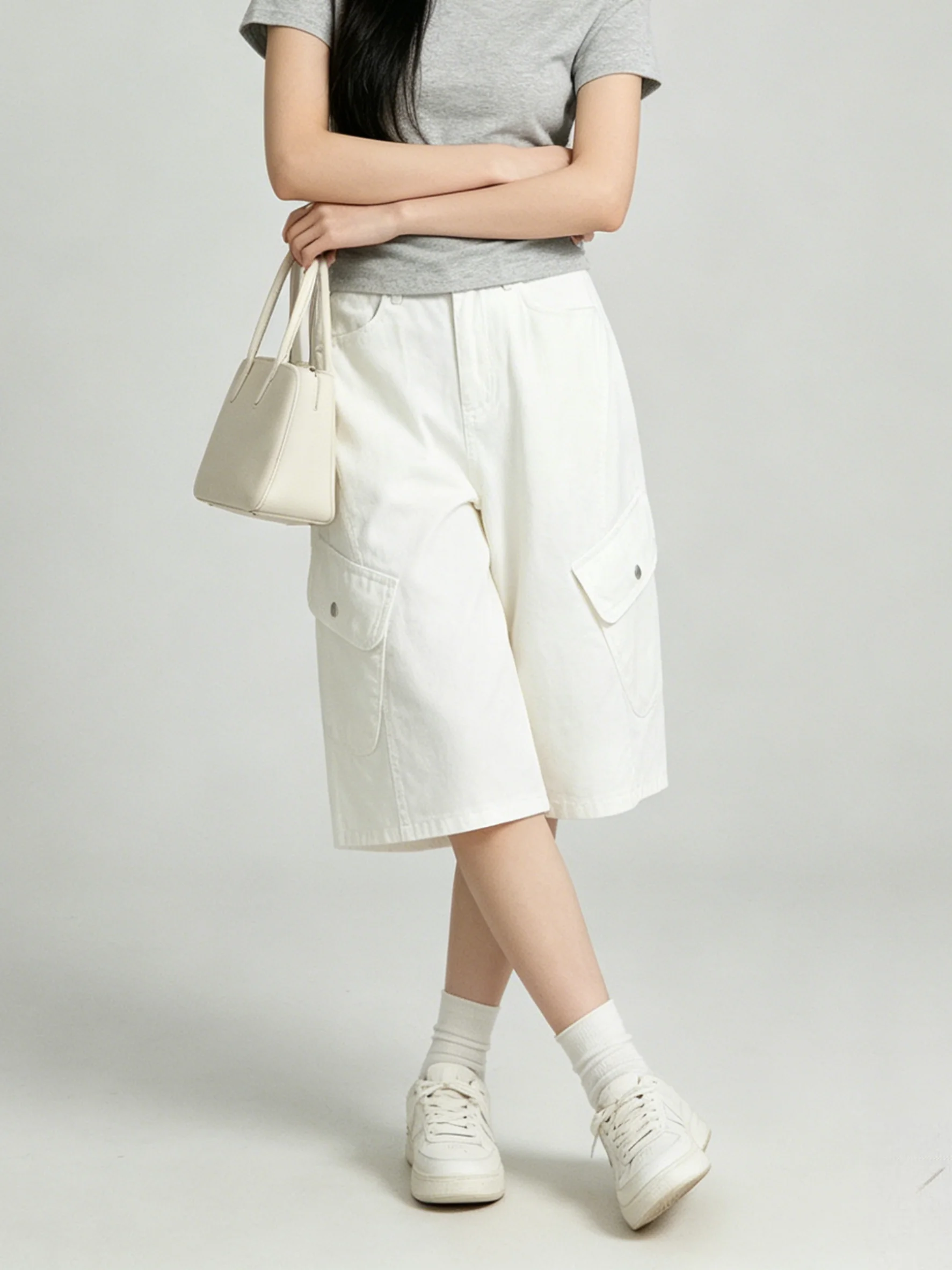High Waist Wide Leg Soft Denim Jeans Women's Summer New Style Retro Versatile Loose Slimming Pants Korean Style Workwear