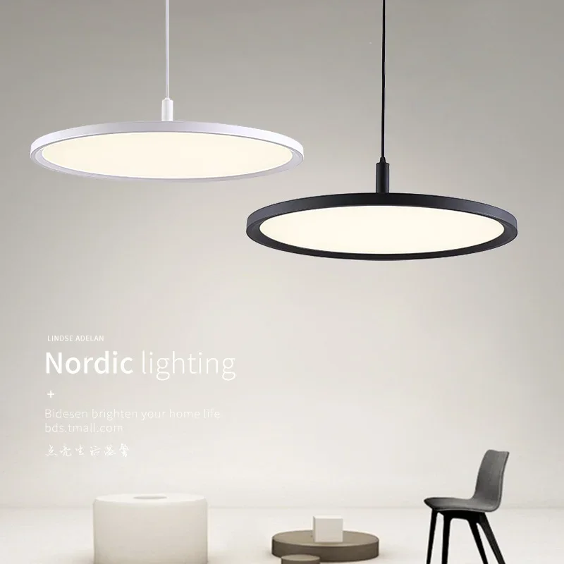 

Nordic Creative Simple Aluminum Pendant Light Round Hotel Restaurant Ceiling Lamp Bar Table Lamp Single Head Led Home Lamp
