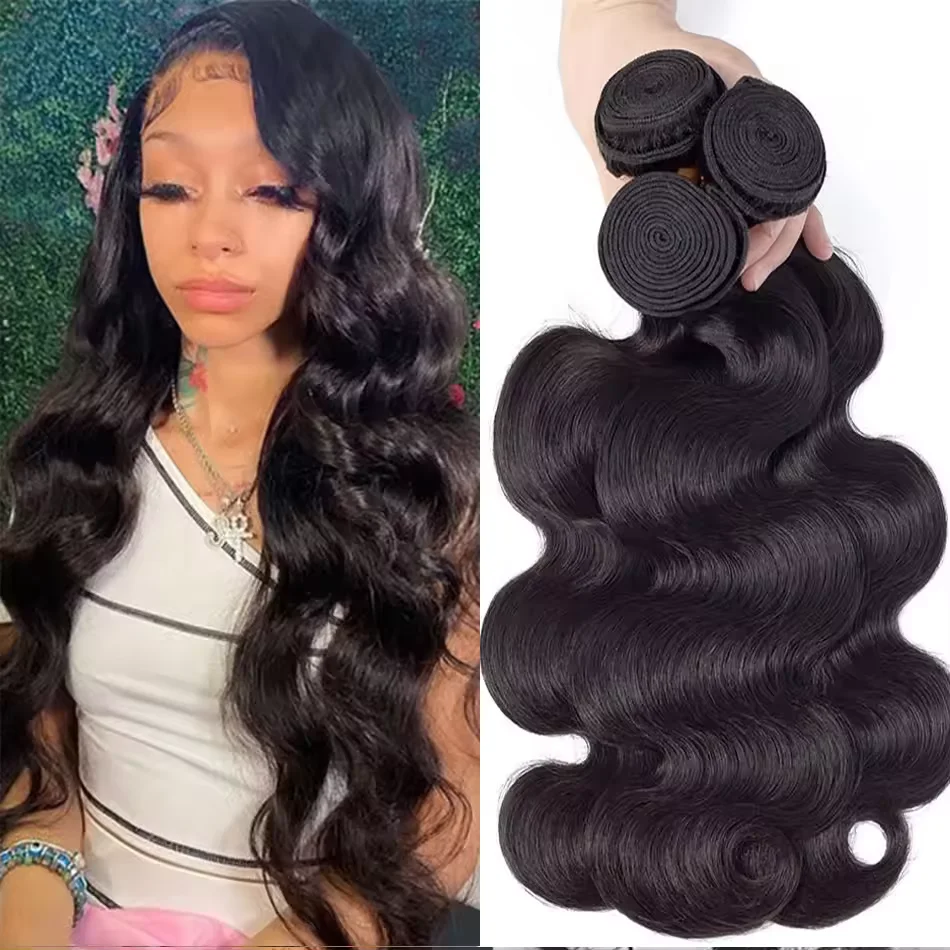 

30 Inch Body Wave 1 3 Bundles Human Hair Bundles Loose Body Wave Bundles Brazilian 1 3 Raw Hair Bundles Hair Extensions BPHW