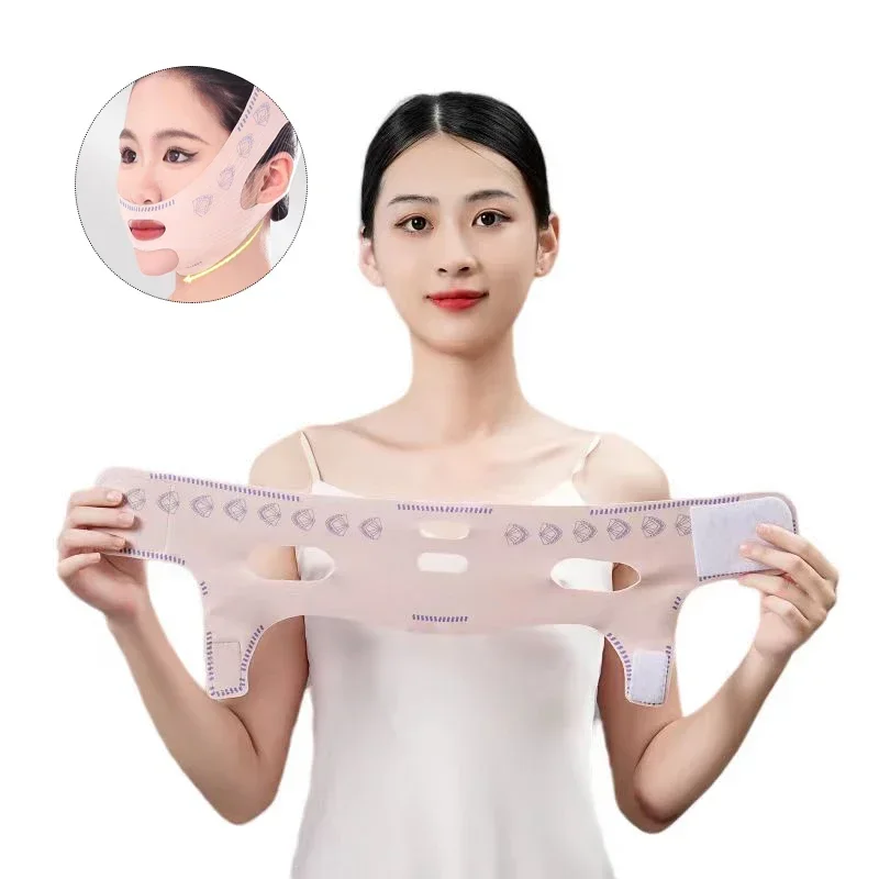 

Facial V-shaped shaper, facial slimming bandage, shape lifting reduction double chin facial slimming belt massage slimming face