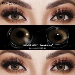 Brand New Bio-essence 1 Pair Colored Contact Lenses Cosplay Colored Eye Lenses Blue Halloween Contact Lenses